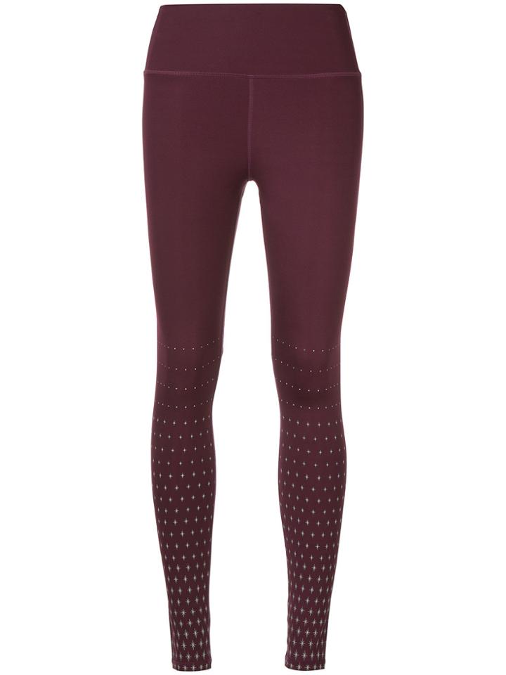 Nimble Activewear Swift Reflective 7/8 Leggings - Pink & Purple