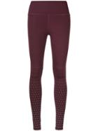 Nimble Activewear Swift Reflective 7/8 Leggings - Pink & Purple