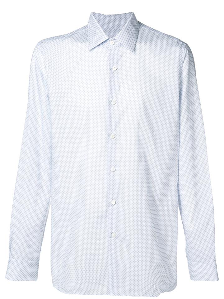 Prada Geometric Printed Shirt - White