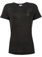 Iro Fitted T-shirt, Women's, Size: Small, Black, Linen/flax