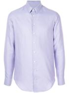 Giorgio Armani Small Pattern Shirt - Purple