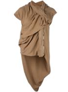 Rick Owens Drkshdw Drapped Sleeveless Jacket