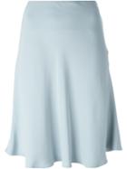 Armani Collezioni A-line Skirt, Women's, Size: 42, Blue, Silk/acetate