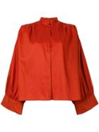 Toteme Wide Sleeve Blouse - Red