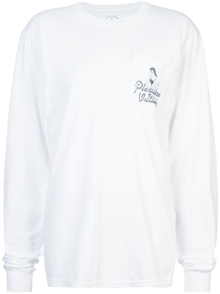 Local Authority Back-print Long-sleeve T-shirt - White