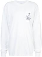 Local Authority Back-print Long-sleeve T-shirt - White
