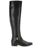 Versace Over The Knee Boots - Black