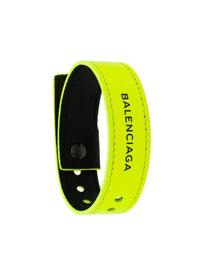 Balenciaga Logo Bracelet - Yellow & Orange