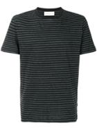 Officine Generale Striped T-shirt - Black