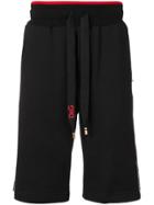 Dolce & Gabbana Stripe Trim Shorts - Black