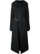 Y-3 Padded Maxi Coat, Women's, Size: Large, Black, Polyester/feather Down