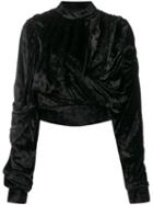Y/project All-over Textured Blouse - Black