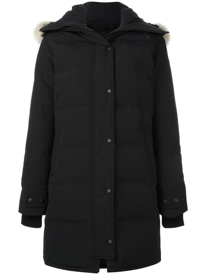 Canada Goose 'shelburne' Coat, Women's, Size: Medium, Black, Polyester/nylon/duck Feathers/coyote Fur