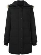 Canada Goose 'shelburne' Coat, Women's, Size: Medium, Black, Polyester/nylon/duck Feathers/coyote Fur