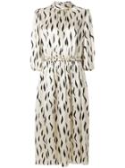 Joseph Patterned Midi Dress - Nude & Neutrals