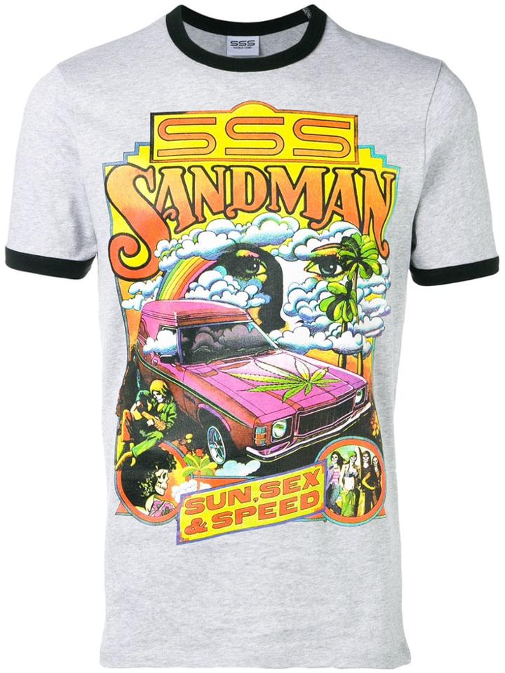 Sss World Corp Ringer T-shirt - Grey