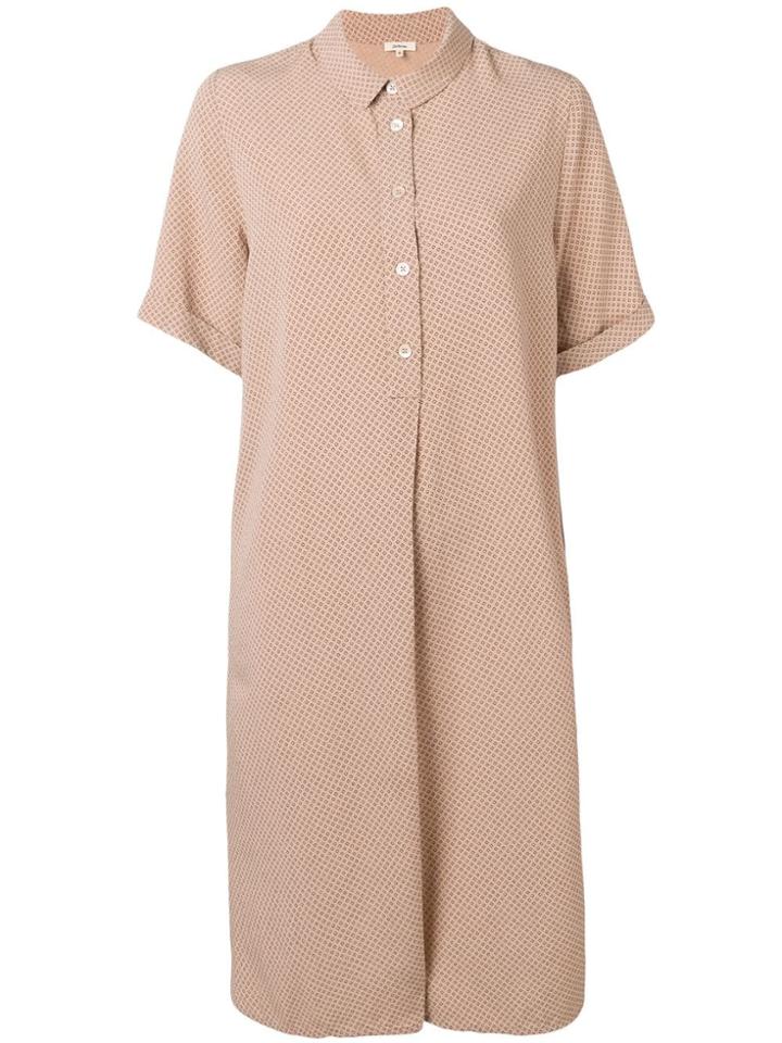 Bellerose Flared Shortsleeved Dress - Neutrals