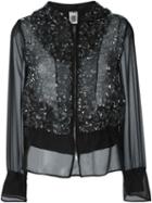 Comme Des Garçons Noir Kei Ninomiya Appliqué Sheer Jacket