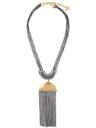 Camila Klein Tassel Pendant Necklace - Metallic