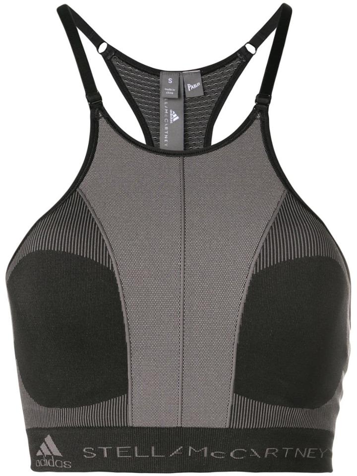 Adidas By Stella Mccartney Racerback Sports Bra - Black