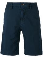 Incotex Flap Pocket Shorts - Blue