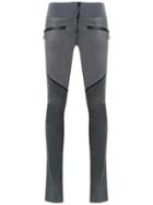 Andrea Bogosian - Leather Skinny Trousers - Women - Leather - Pp, Grey, Leather
