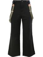 Individual Sentiments Suspenders Tailored Pants - Black