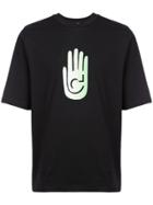 Cottweiler Hand Print T-shirt - Black