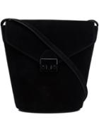 Loeffler Randall Flap Bucket Bag, Women's, Black