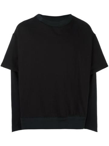 Ahirain Shortsleeved Sweatshirt, Men's, Size: Medium, Black, Cotton