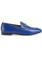 Gucci Gucci Jordaan Leather Loafer - Blue
