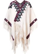 Figue 'haveli' Poncho, Women's, White, Alpaca