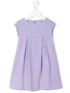 Young Versace Micro-stud Smock Dress, Girl's, Size: 8 Yrs, Pink/purple
