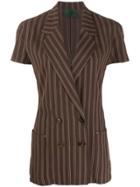 Jean Paul Gaultier Pre-owned 1990s Short Sleeved Blazer - Brown