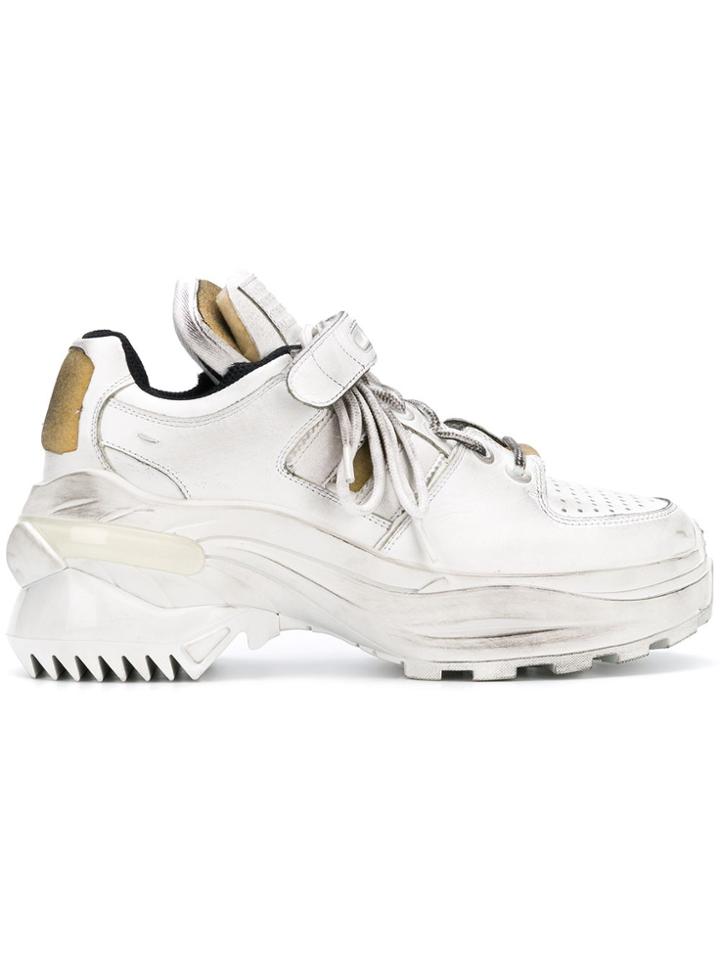 Maison Margiela Touch Strap Sneakers - White
