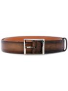 Berluti - Venez Belt - Men - Leather - 90, Brown, Leather