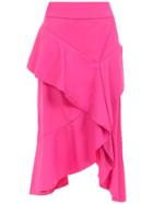 Nk Ruffled Midi Skirt - Pink