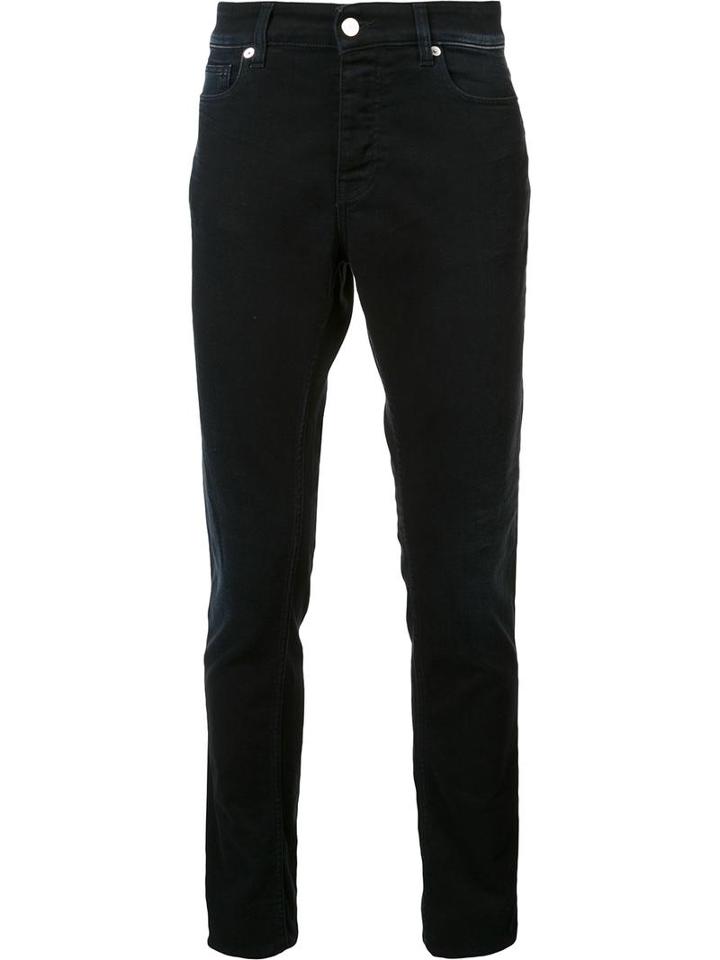 Iro Slim Fit Jeans, Men's, Size: 33, Black, Cotton/polyester/spandex/elastane