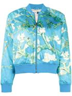 Vans Blossom Print Bomber Jacket - Blue