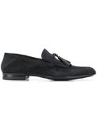 Fabi Tassel Detail Loafers - Black