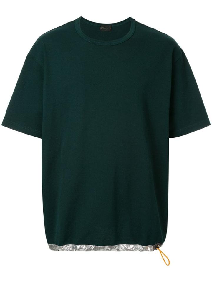 Kolor Contrast-trim T-shirt - Green