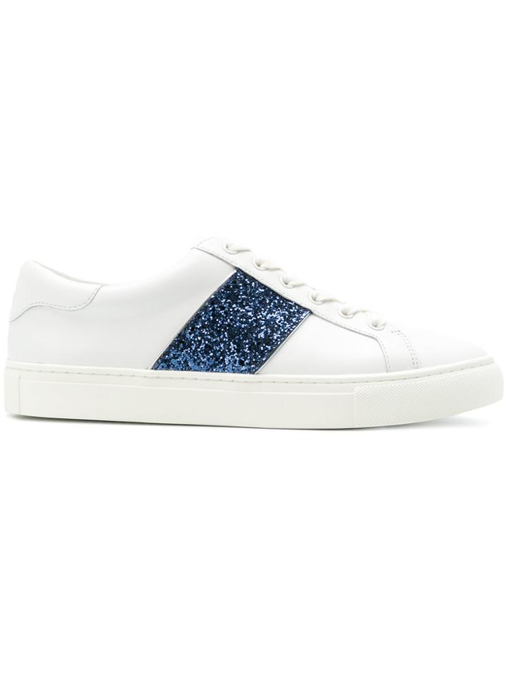 Tory Burch Carter Glitter Sneakers - White