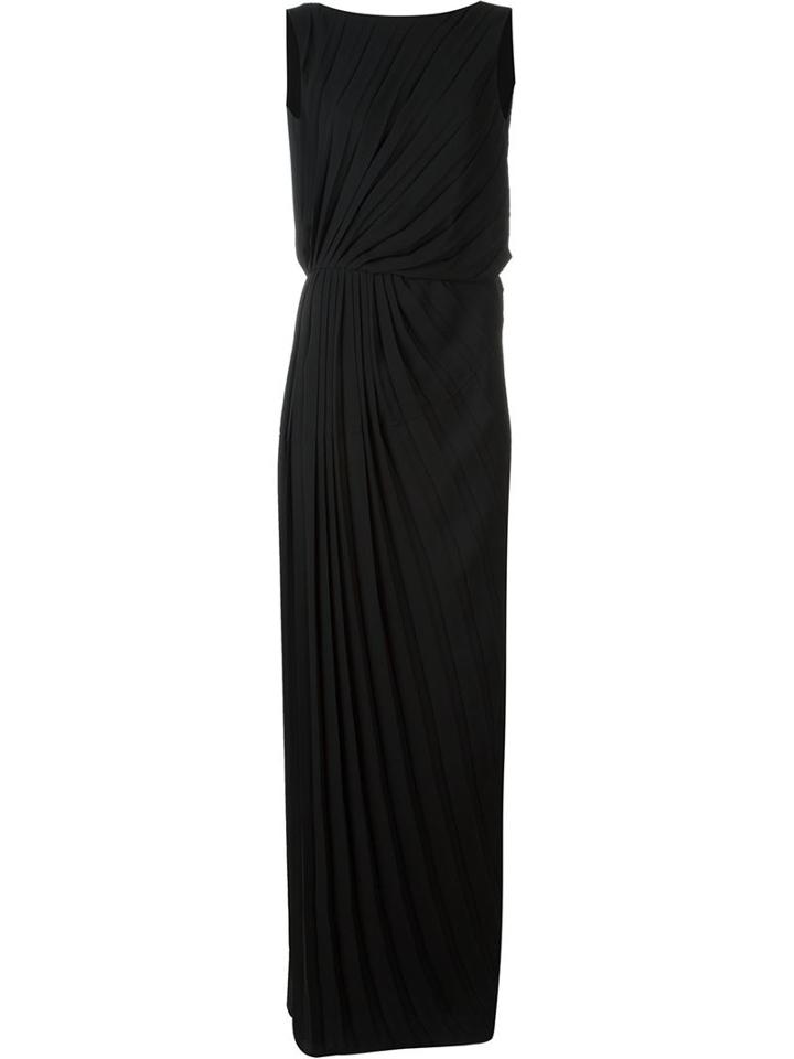 Maison Margiela Pleated Full Length Dress