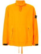 Stone Island Drawstring Sweatshirt - Yellow & Orange