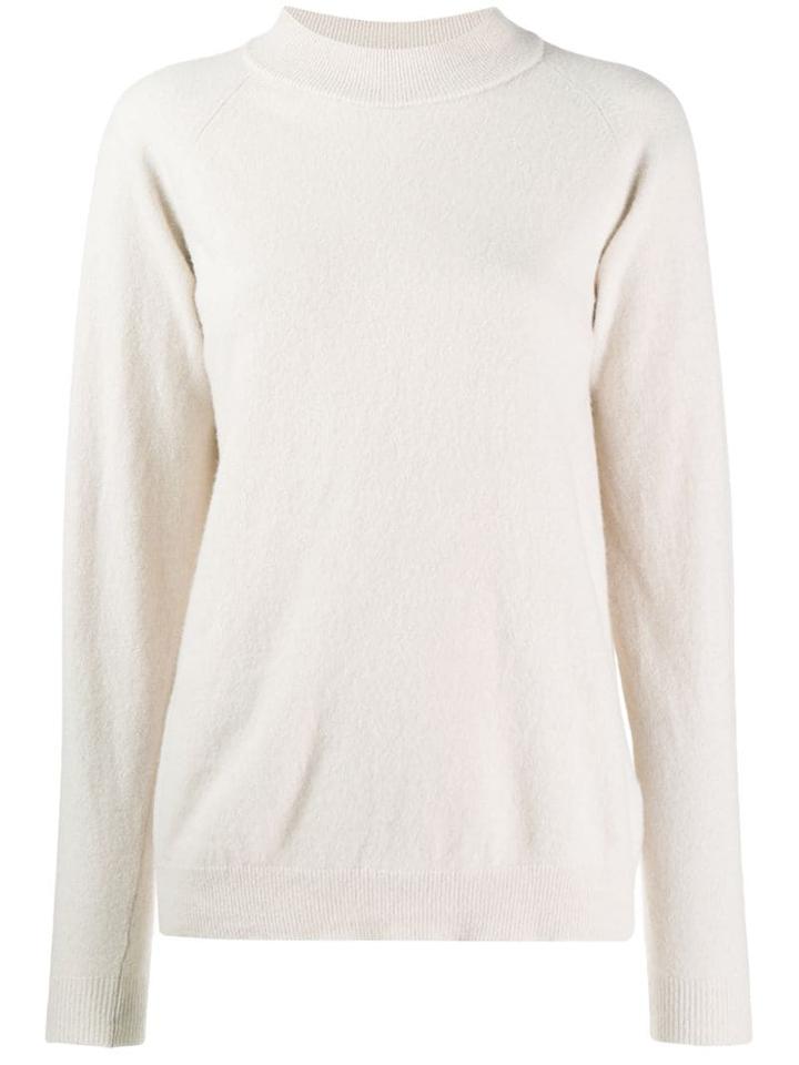 Roberto Collina Crew Neck Knit Sweater - Neutrals