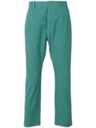 Pence Tailored Fitted Trousers - Green