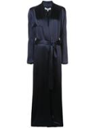 Galvan - Robe Duster Coat - Women - Silk - L, Blue, Silk