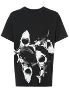 Amiri Shark Print T-shirt - Black