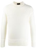 Roberto Collina Textured Knit Jumper - White