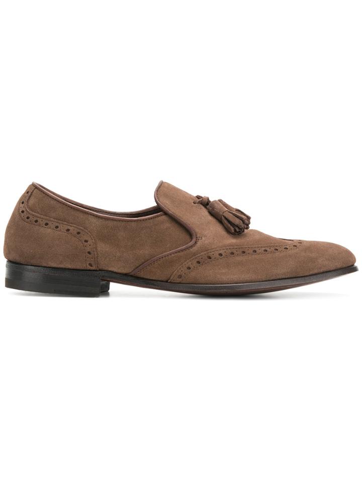 Henderson Baracco Casual Tassel Loafers - Brown